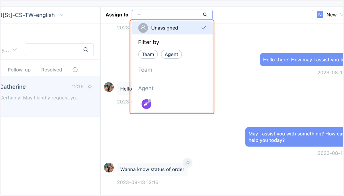 Assignment Functionality