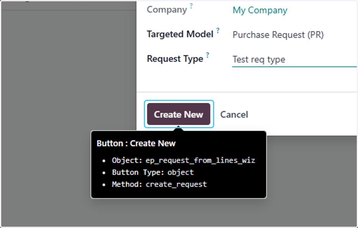 Click on Create New