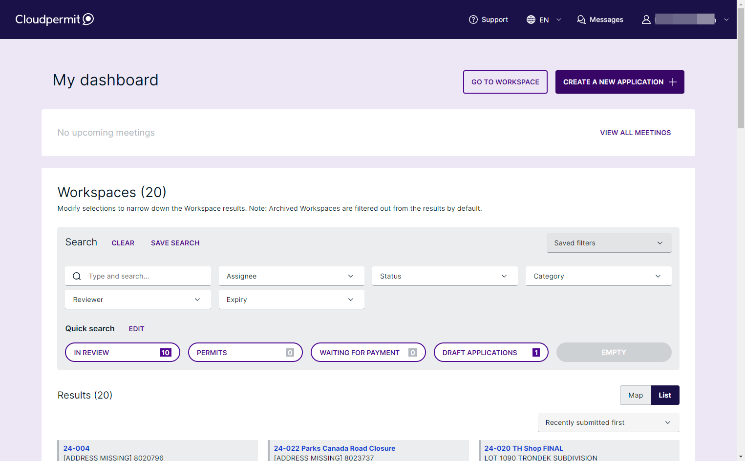 Click on CREATE A NEW APPLICATION