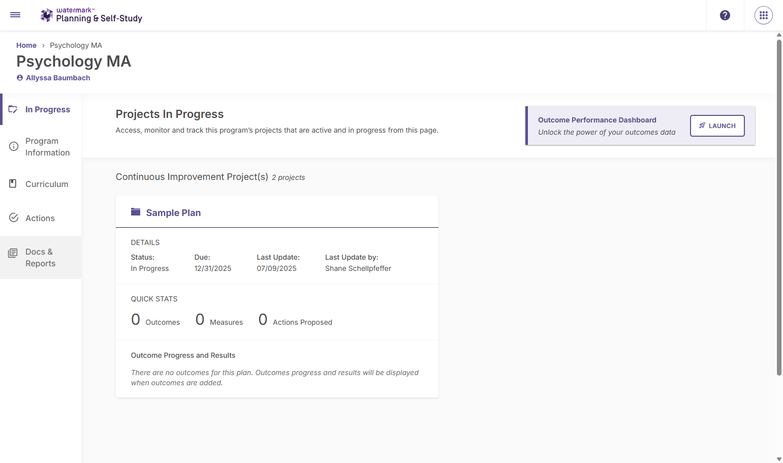 Click on Docs & Reports in your left side menu.