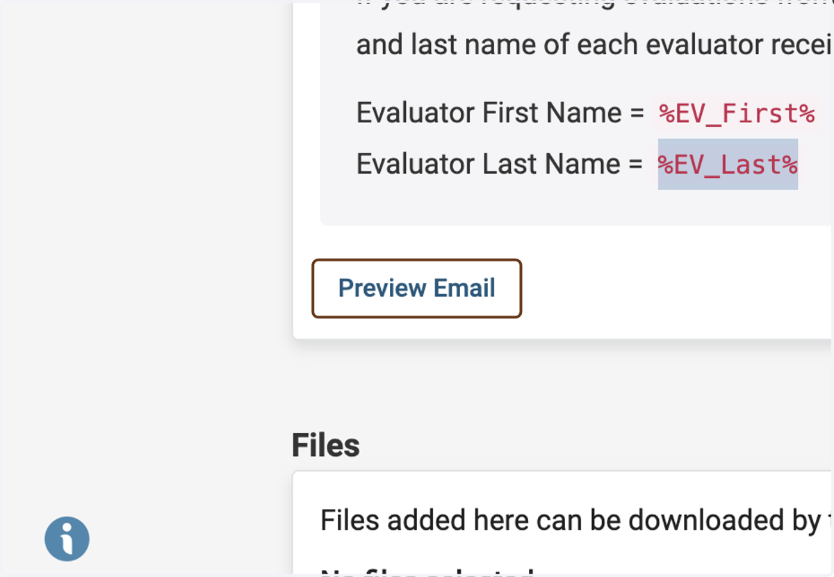 Click on Preview Email
