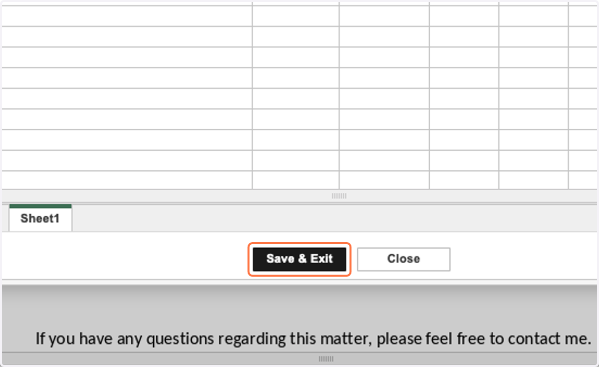 Click on Save & Exit