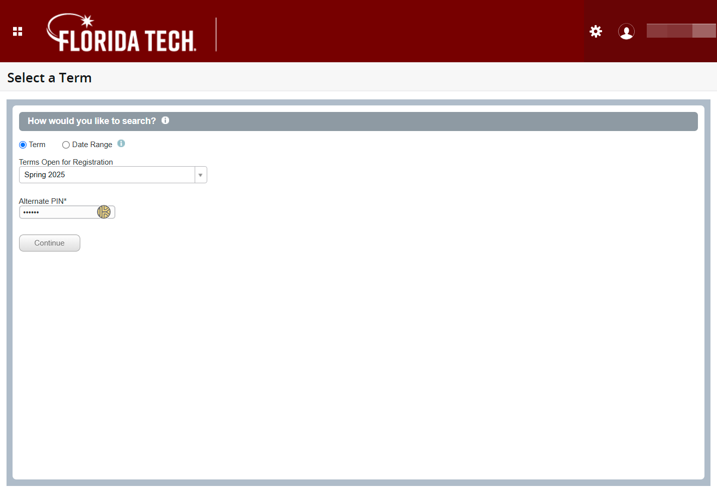 Click on Continue