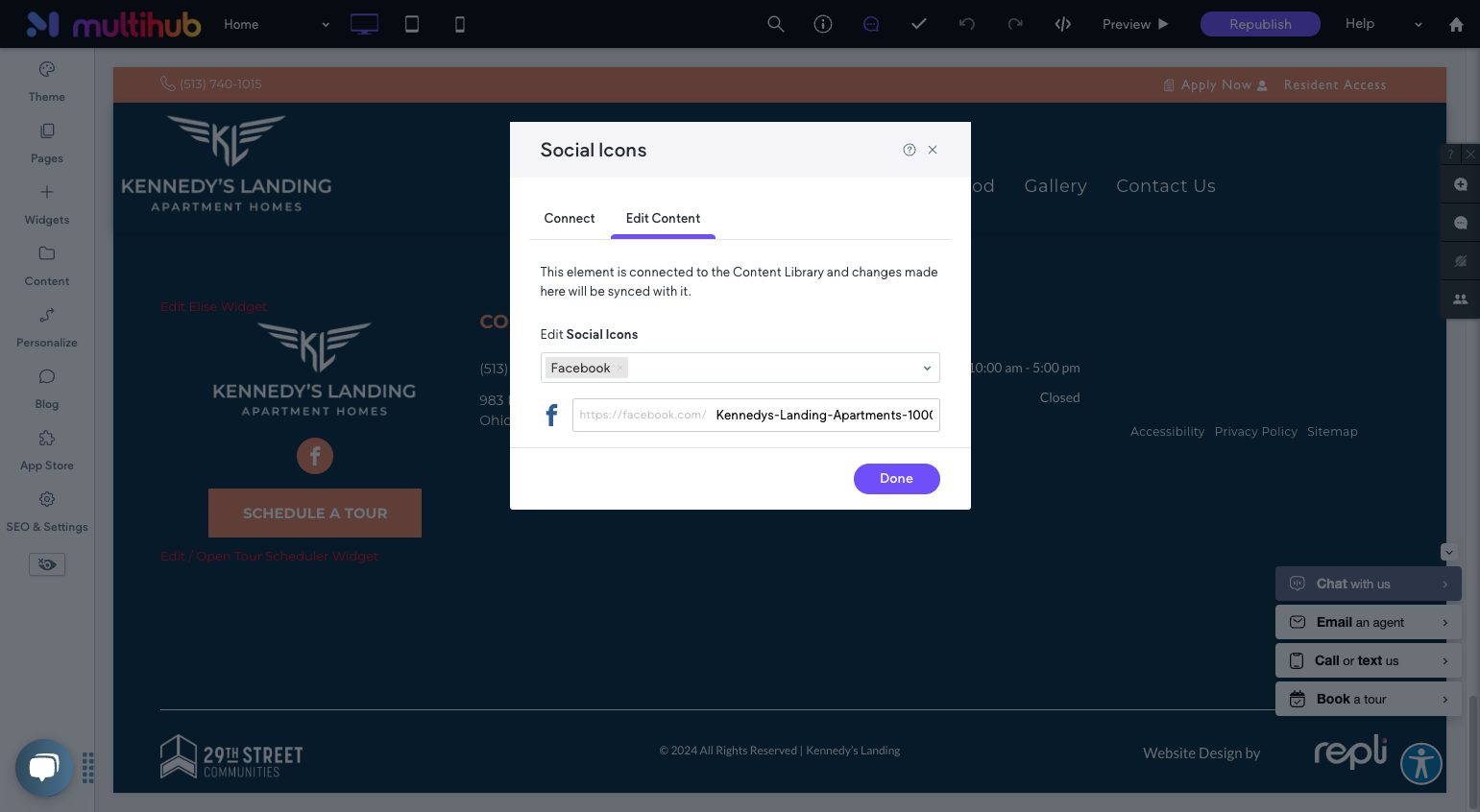 It will open up the info you put in Business Info, and allow you to make updates.