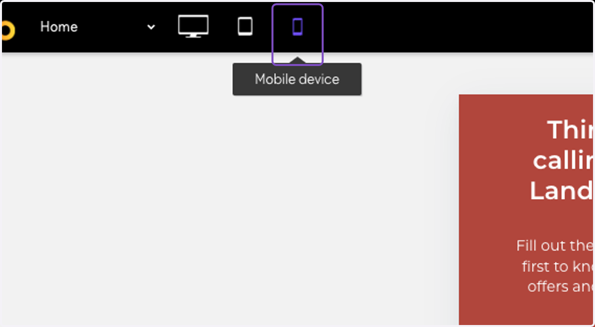 The final thing you will want to do is make sure that everywhere the social icon widget appears, it is connected to data. For example, you may want to check the mobile menu.
