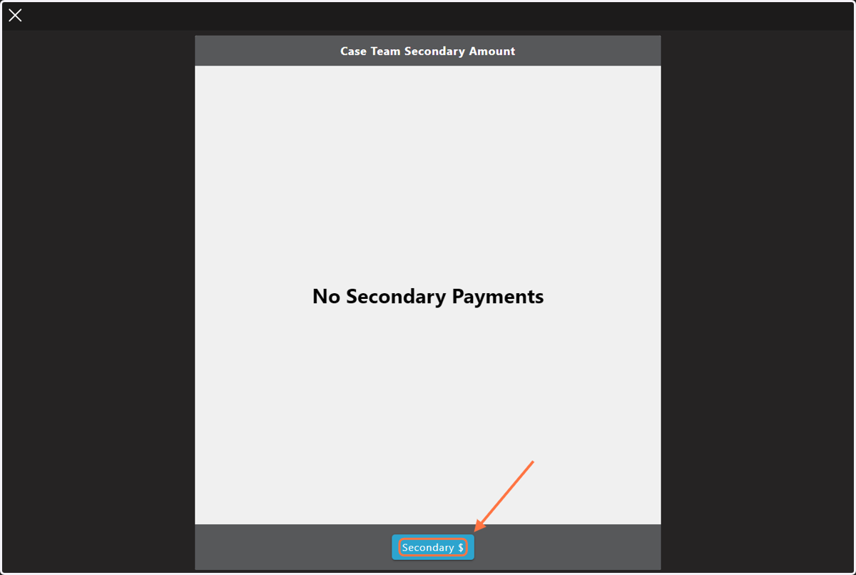 Click on 'Secondary $'