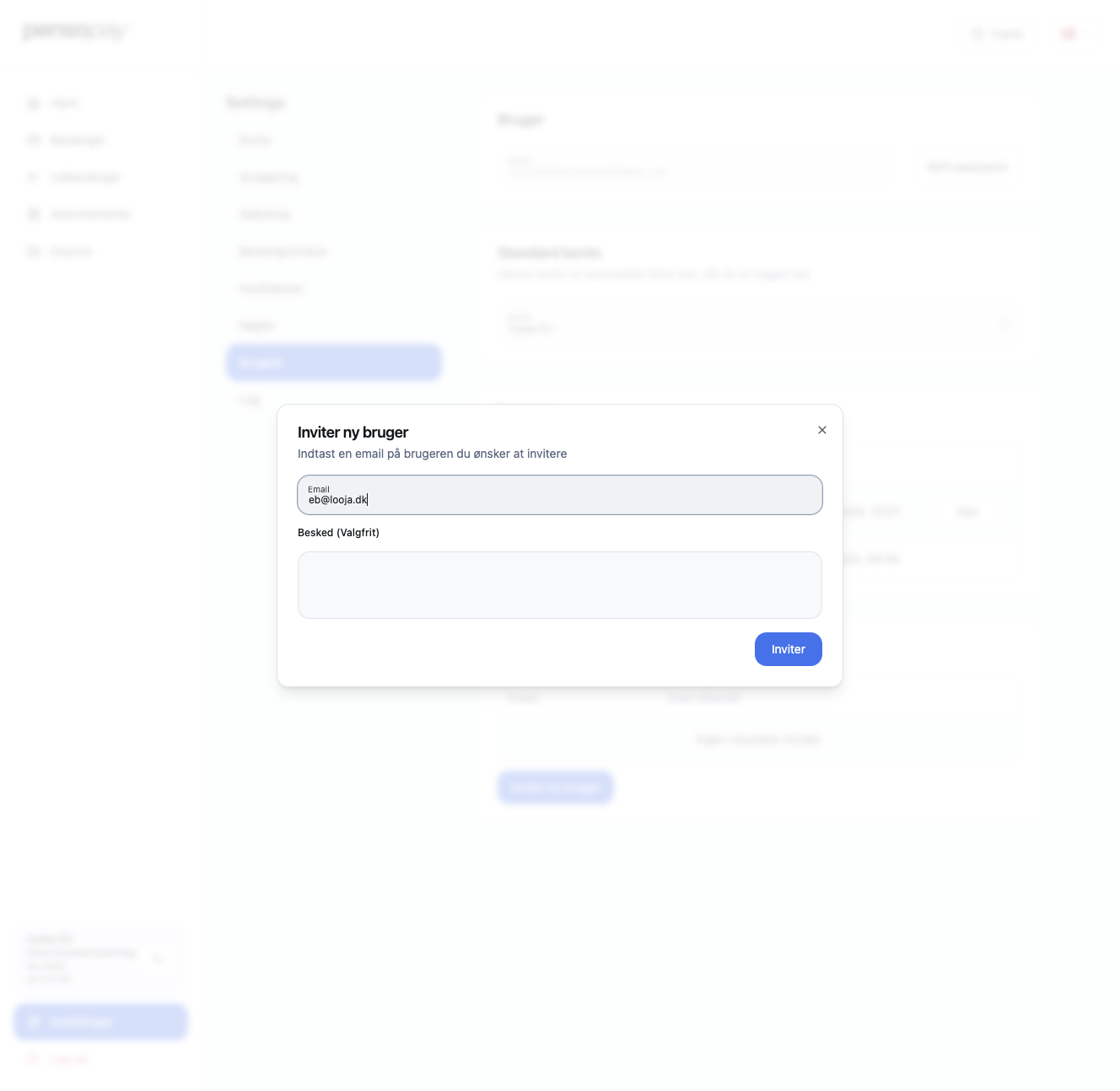 Click on Inviter