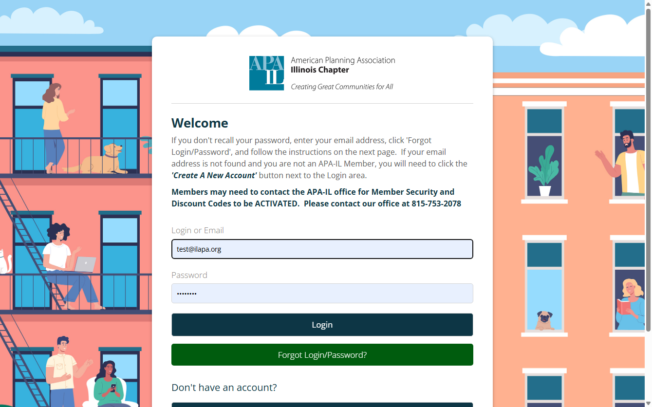 Enter your login/email and password