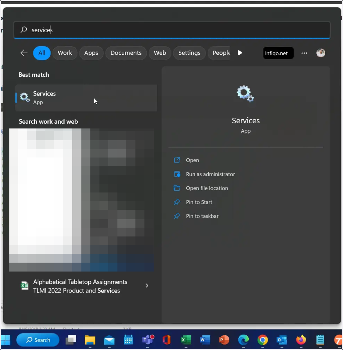 Navigate to Services on your computer