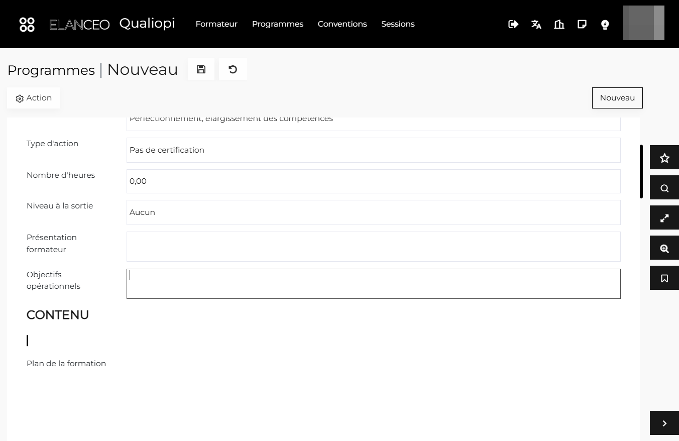 Compléter les Objectifs opérationnels