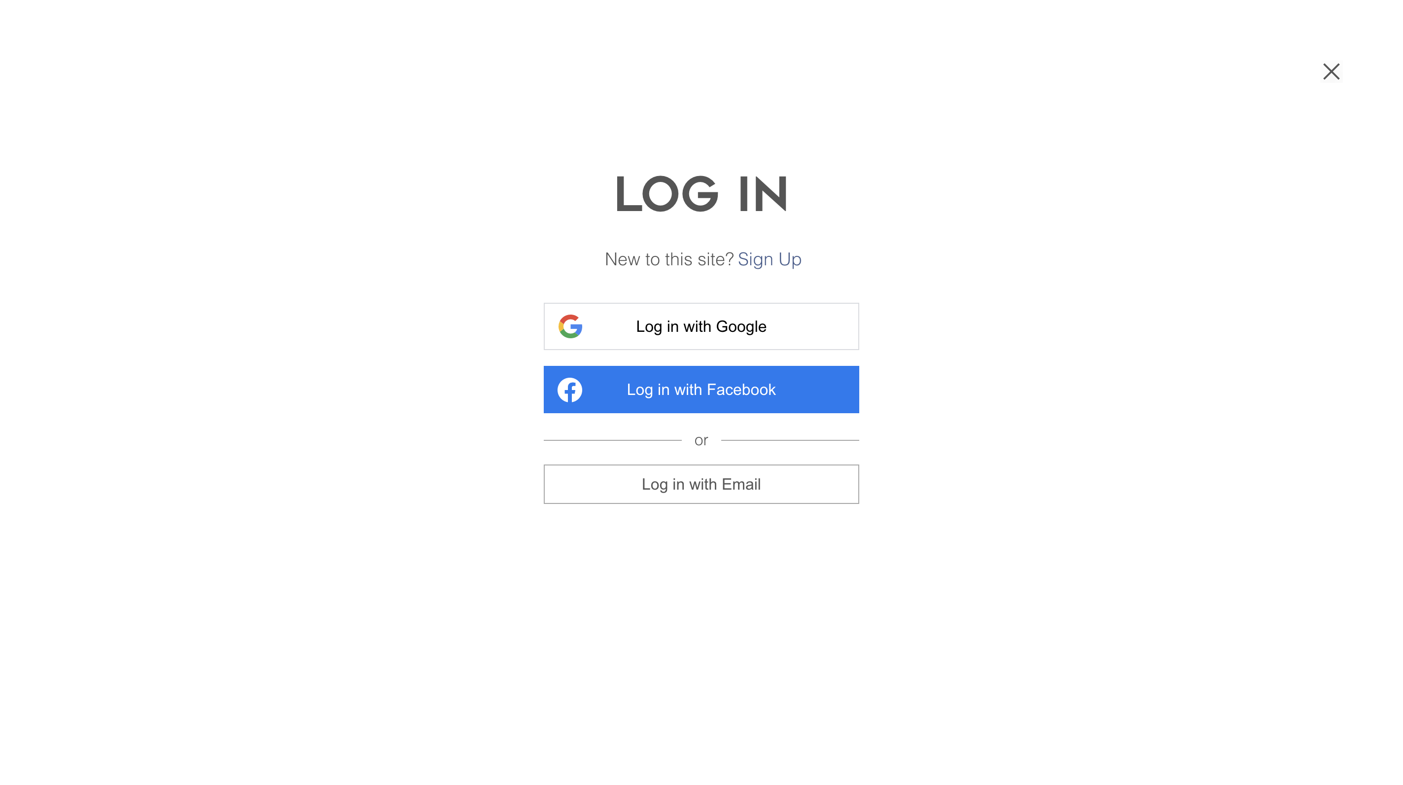 Click on Sign Up