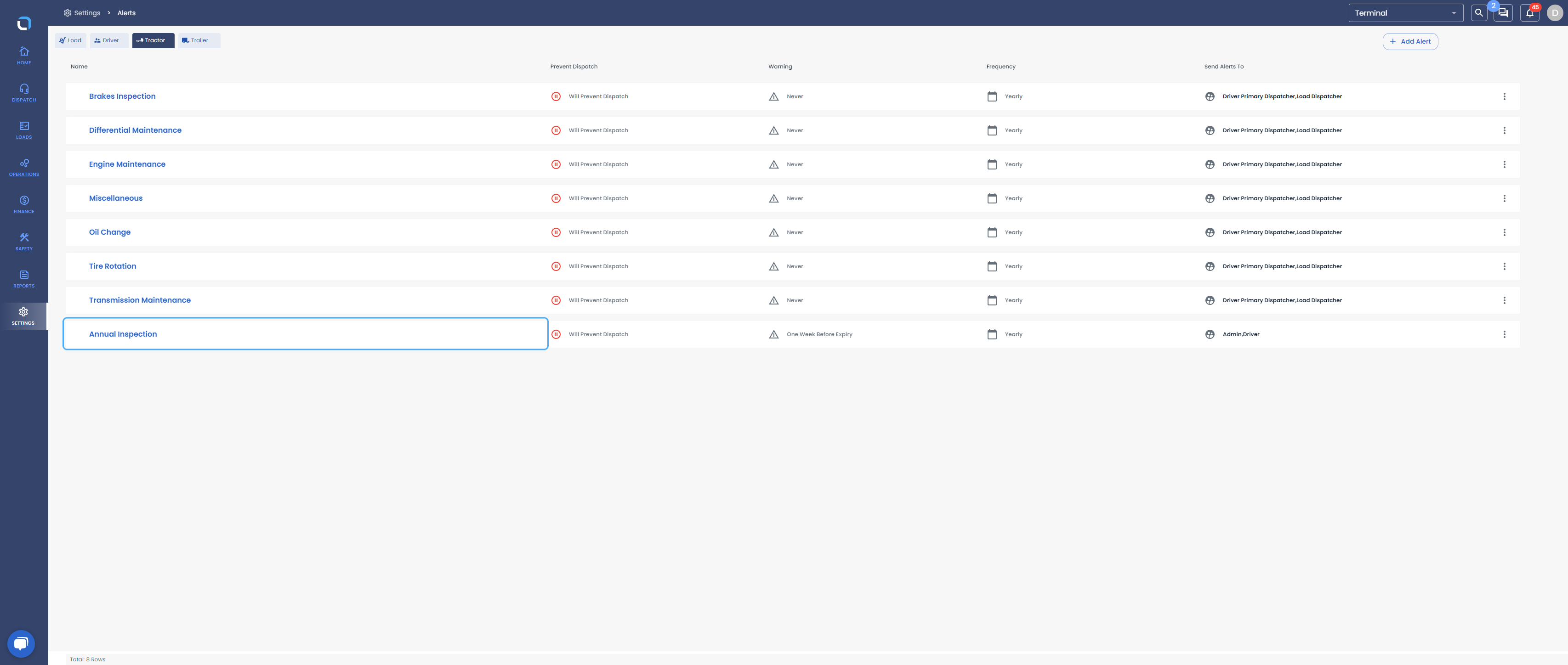 New Custom Alert will now be scheduled