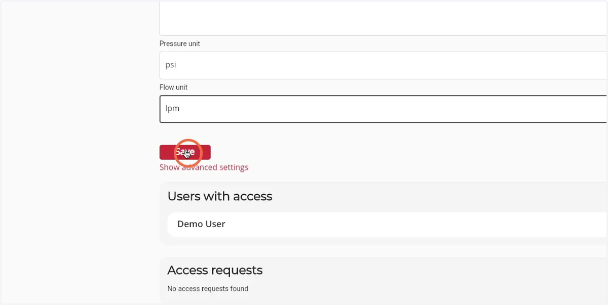 Click 'Save' to save the changes