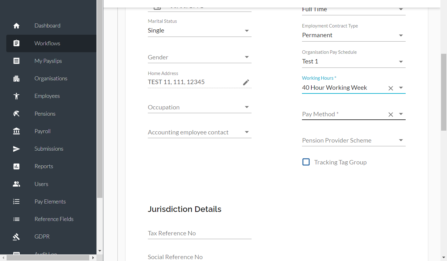 Click on ​Pay Method