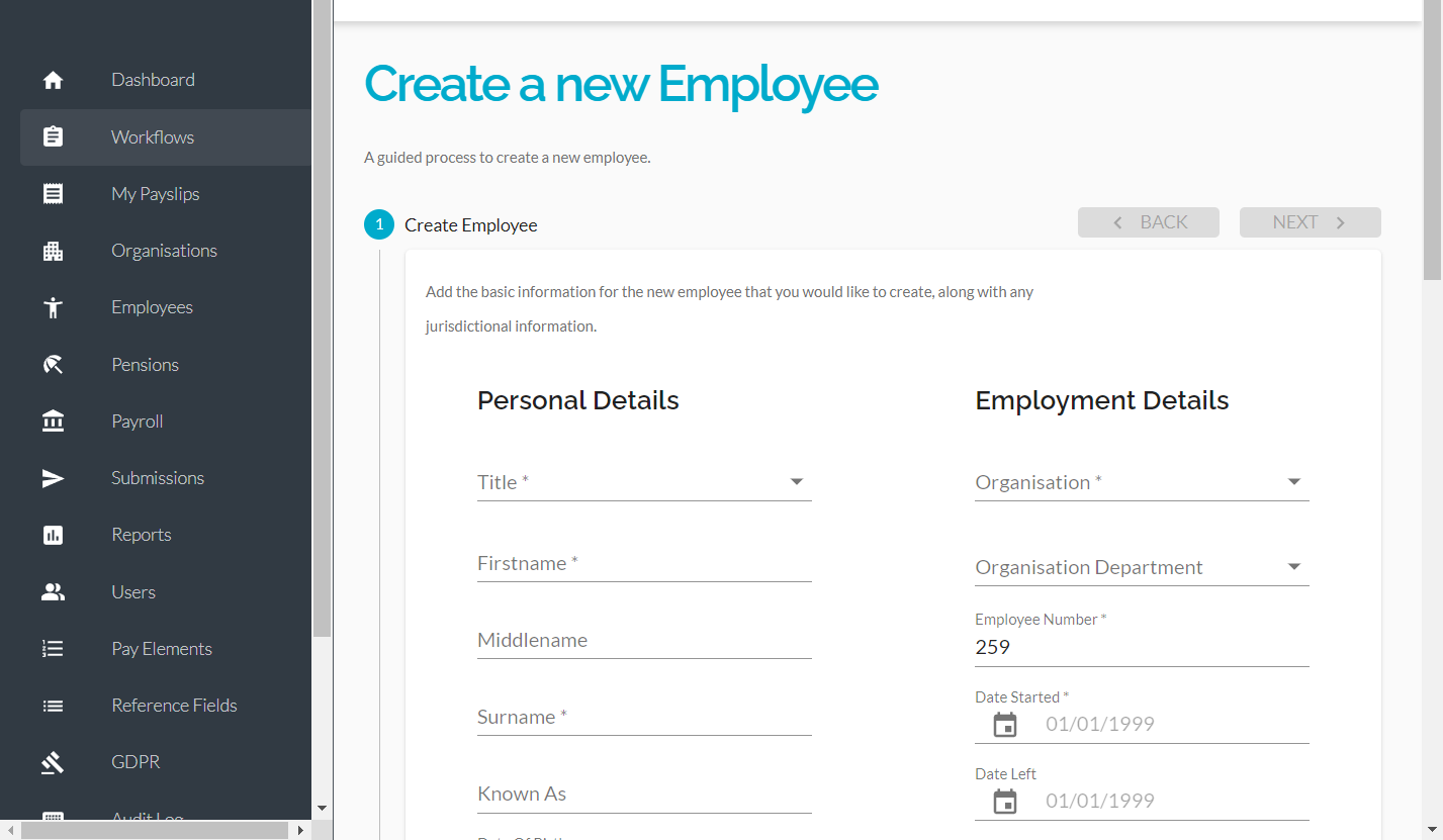This step is an alternativve way of reaching the same workfow and is shown for educational purposes: Click on Workflows