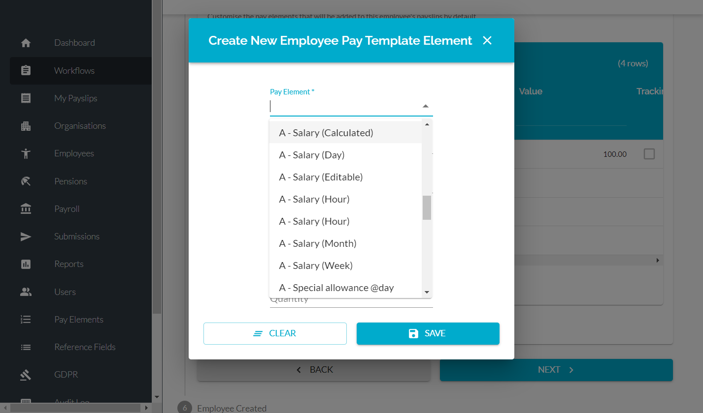 Select one of the options