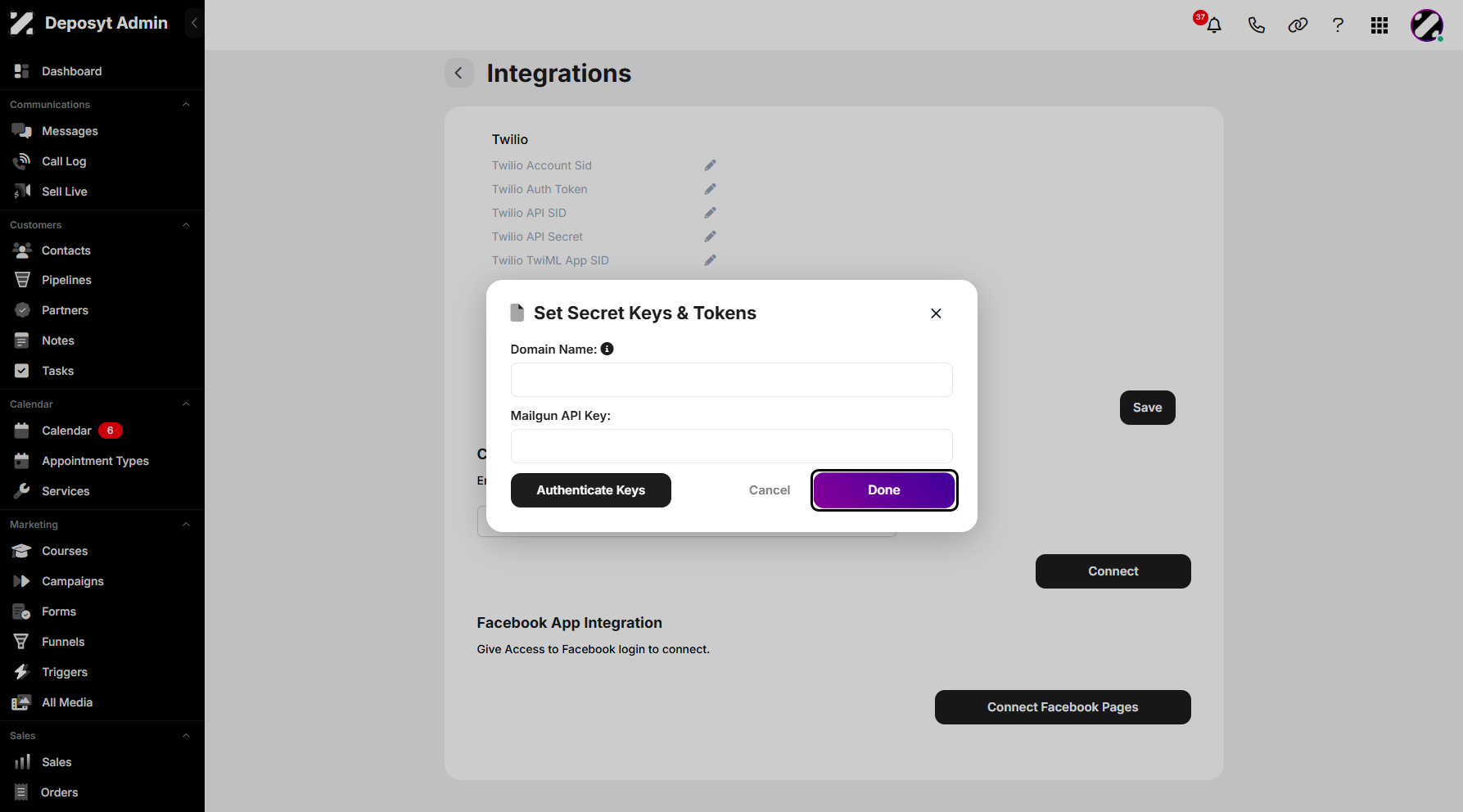 Step 8: Once everything is set and verified, click Done to save and apply the changes.