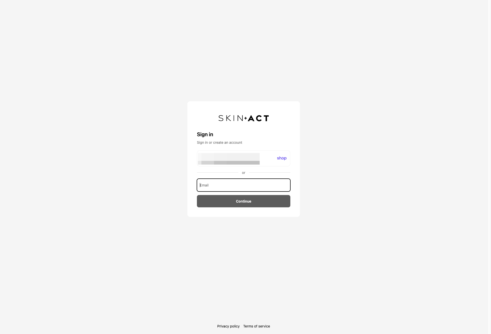 Login through your preferred Method