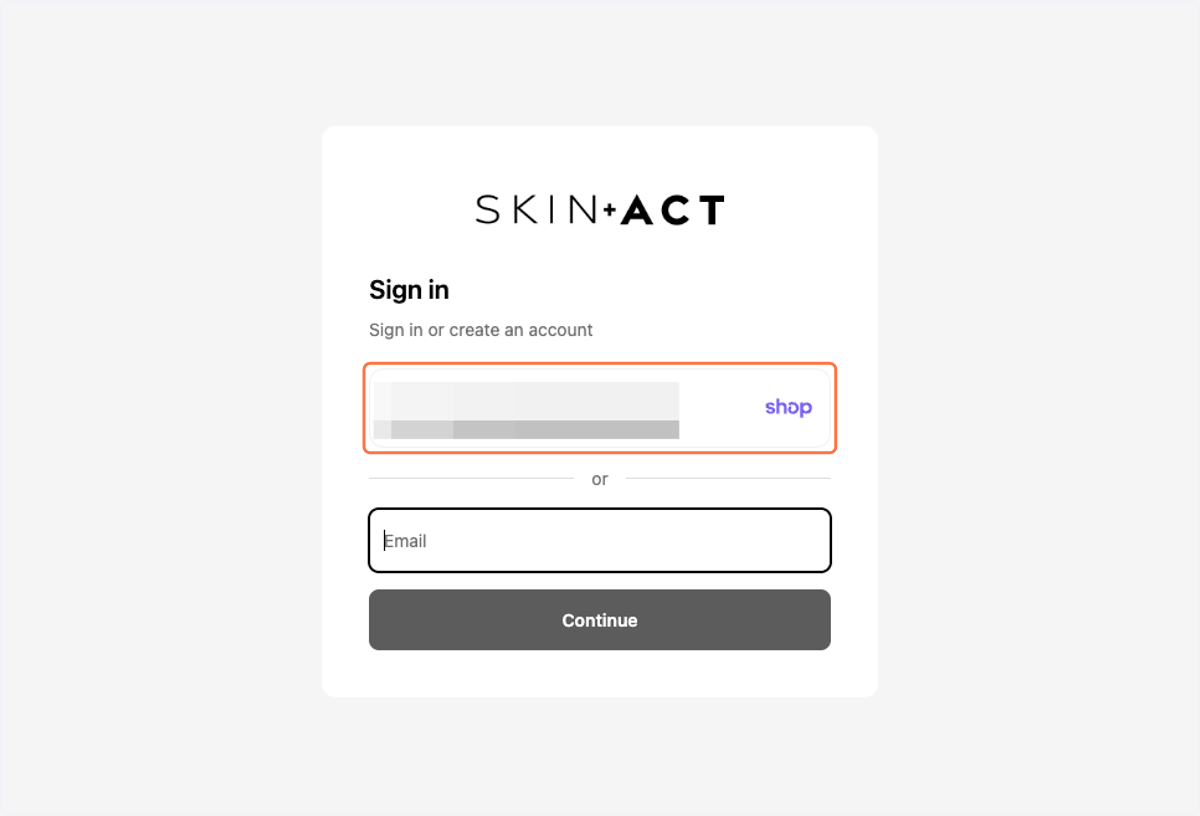 Login through your preferred Method