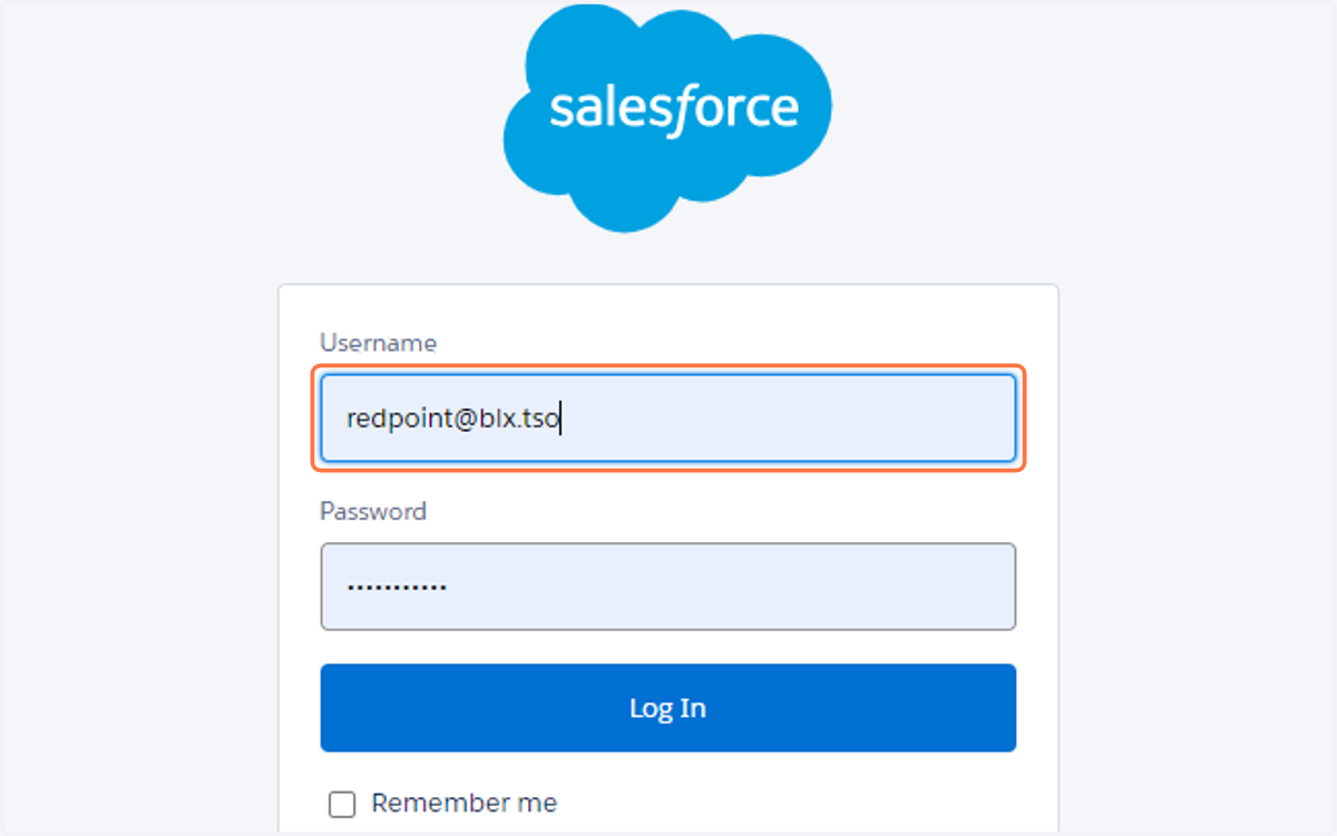 Type your username (most likely your work email address)