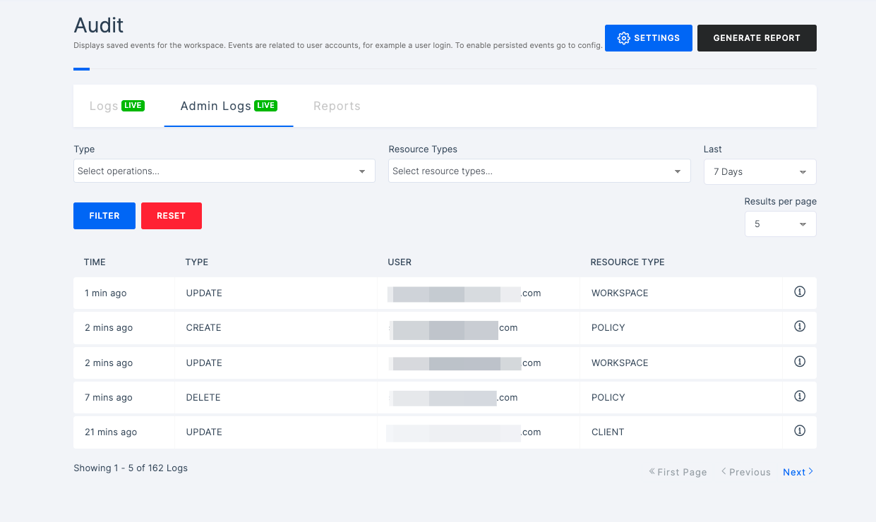 View Logs