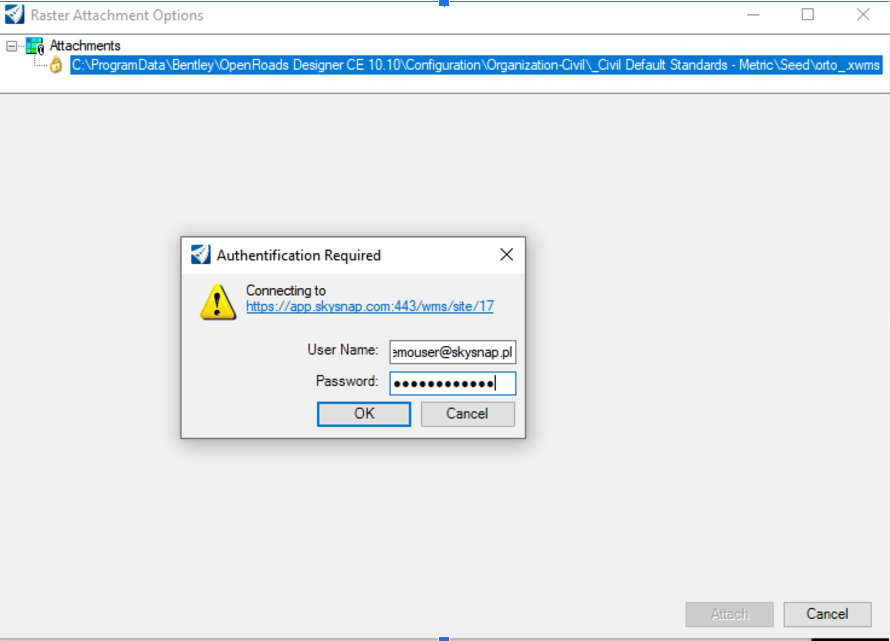 Enter the same login and password again