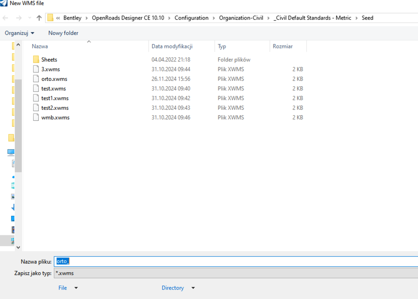 Save the configuration to a file