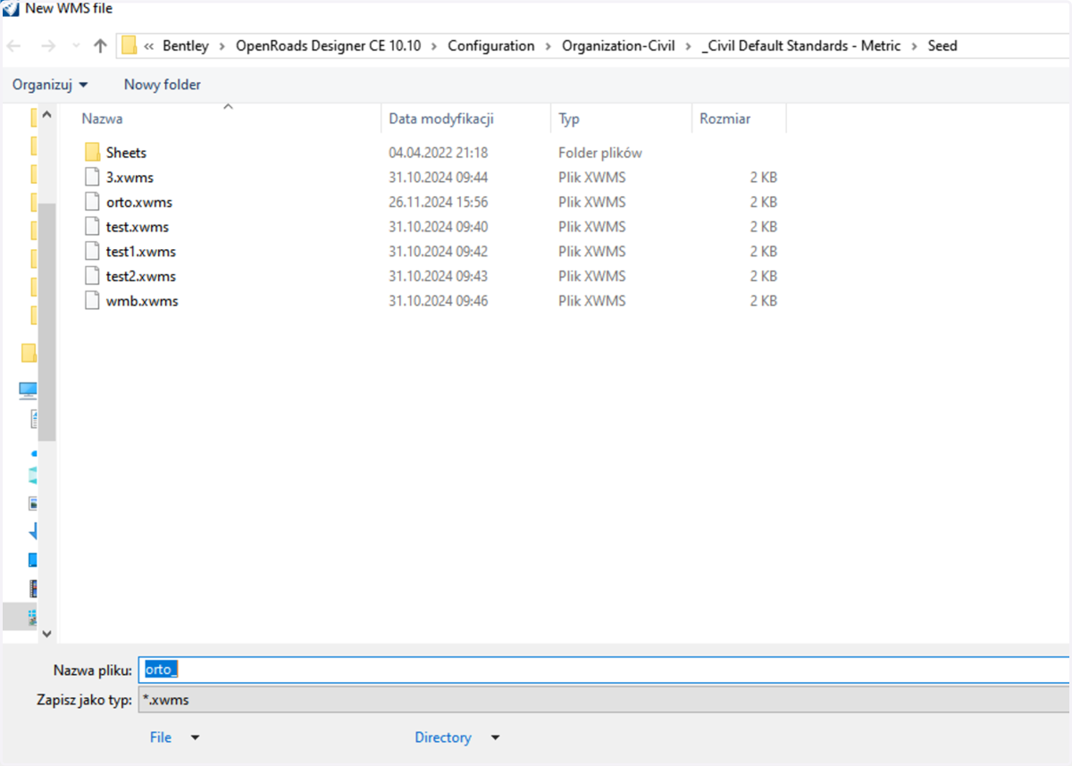 Save the configuration to a file