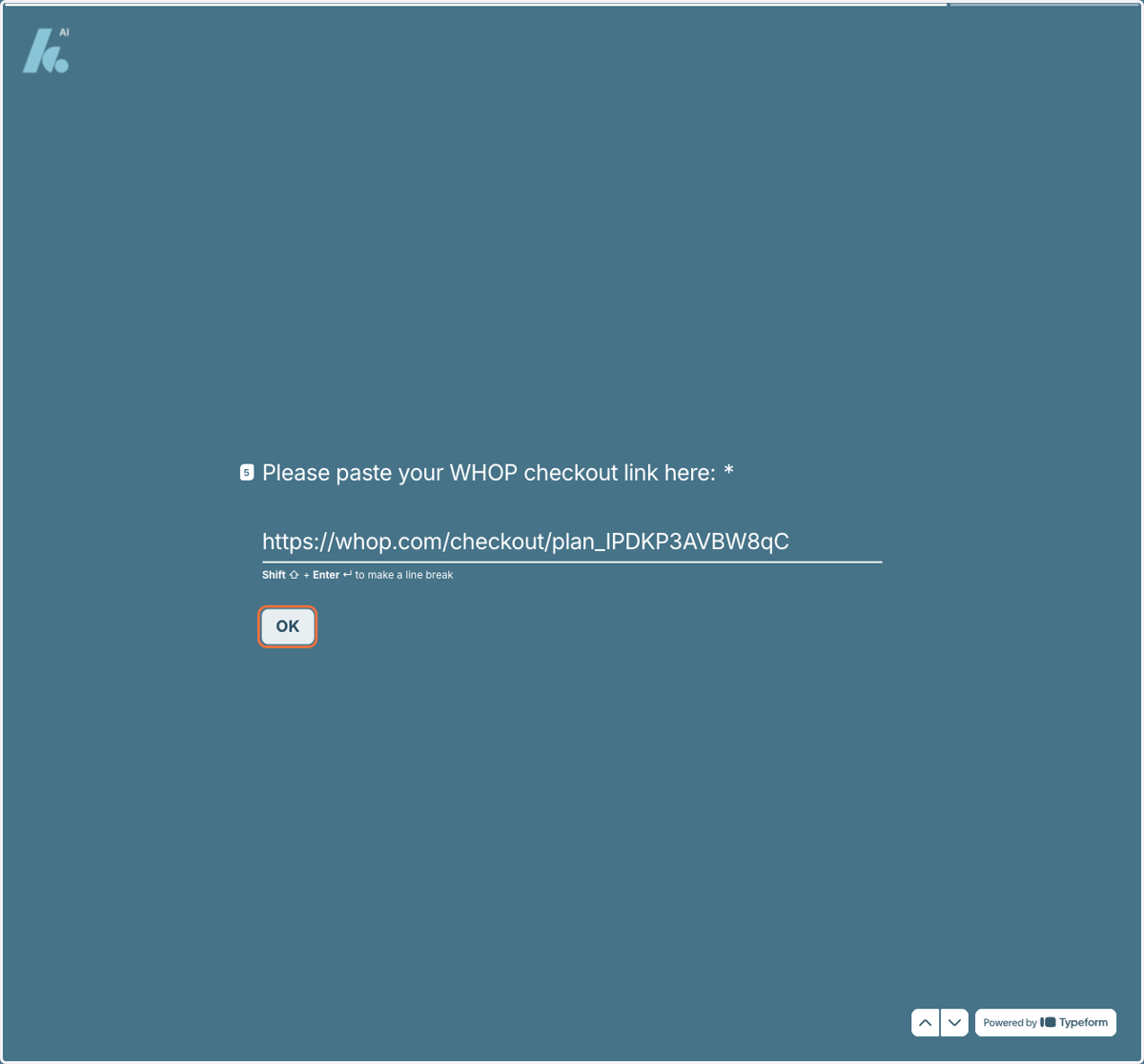 Click on Ok