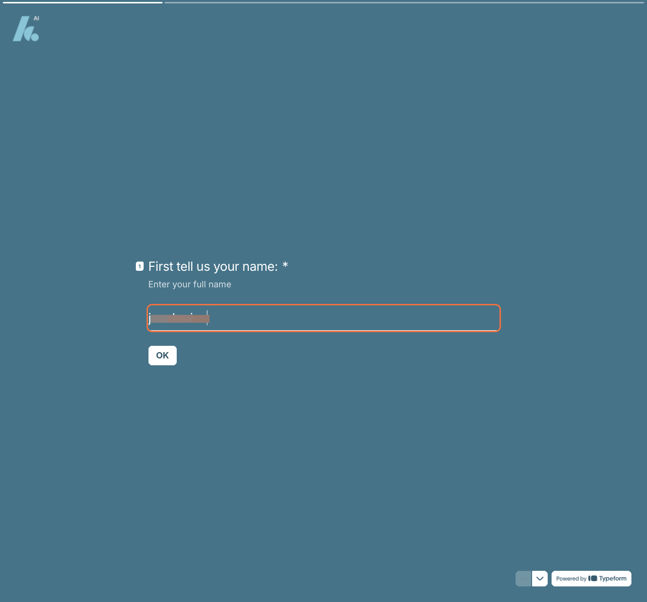 Enter your full name