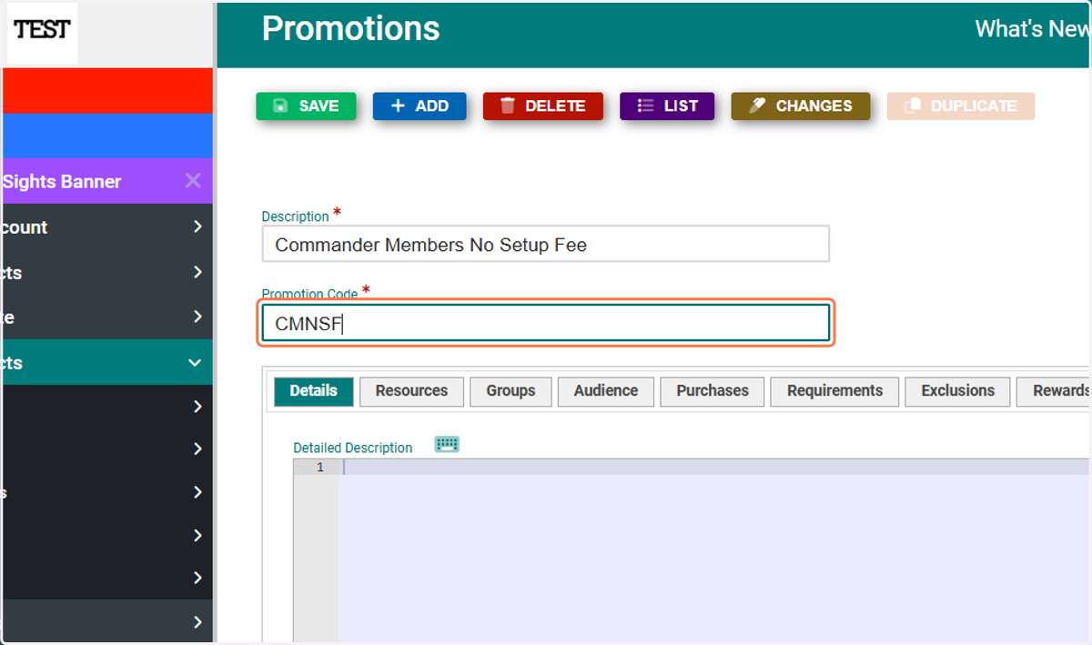 Promotion Code