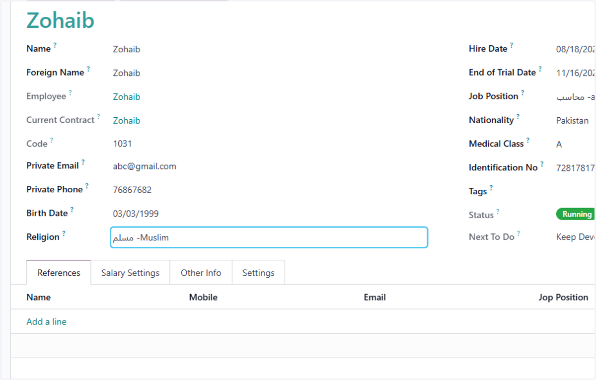 Finnaly After the Accept Candidate the onboarding Process is Completed.
