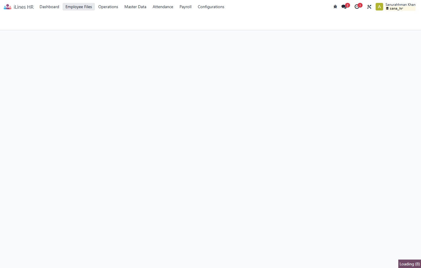 Click on Employee Files