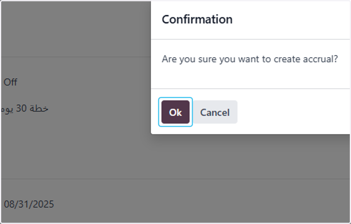 Click on Ok