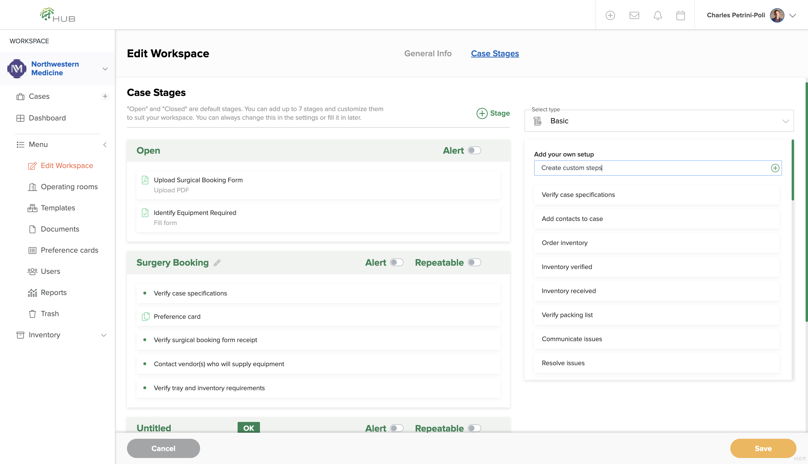 Create Custom Steps as Required