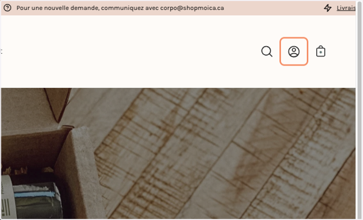 Me connecter à "Mon compte"