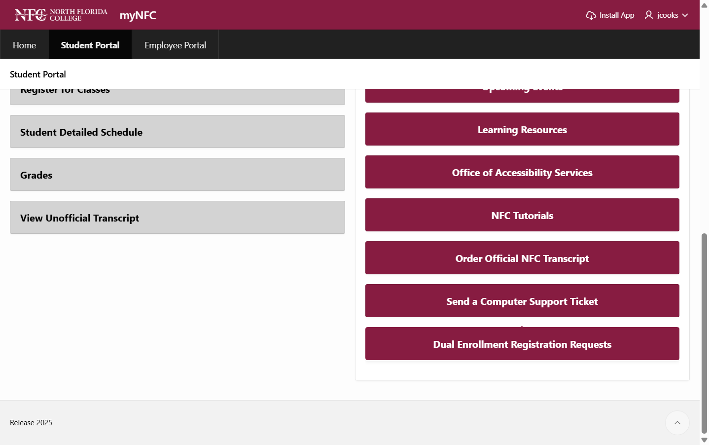 Open the Dual Enrollment Registration Form