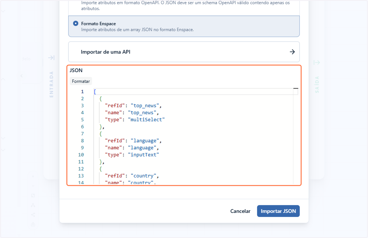 Dessa forma, o código JSON será extraído diretamente da API