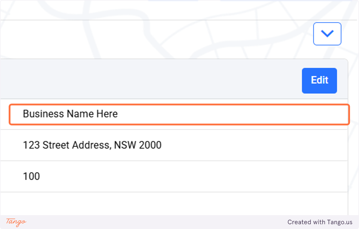 Add business details