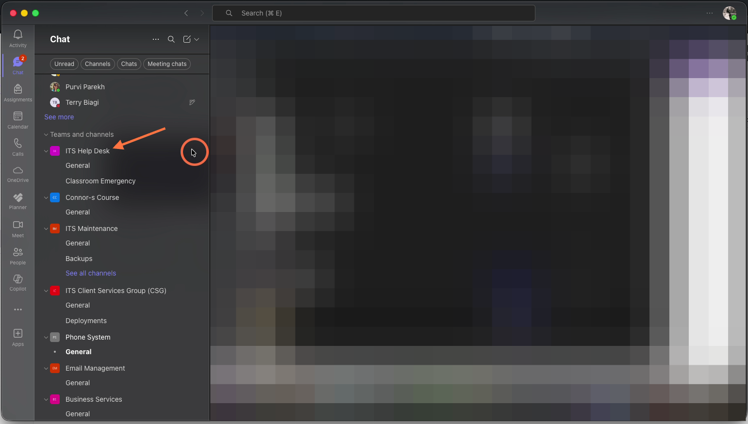 Navigate to the Team you wish to add or remove users from