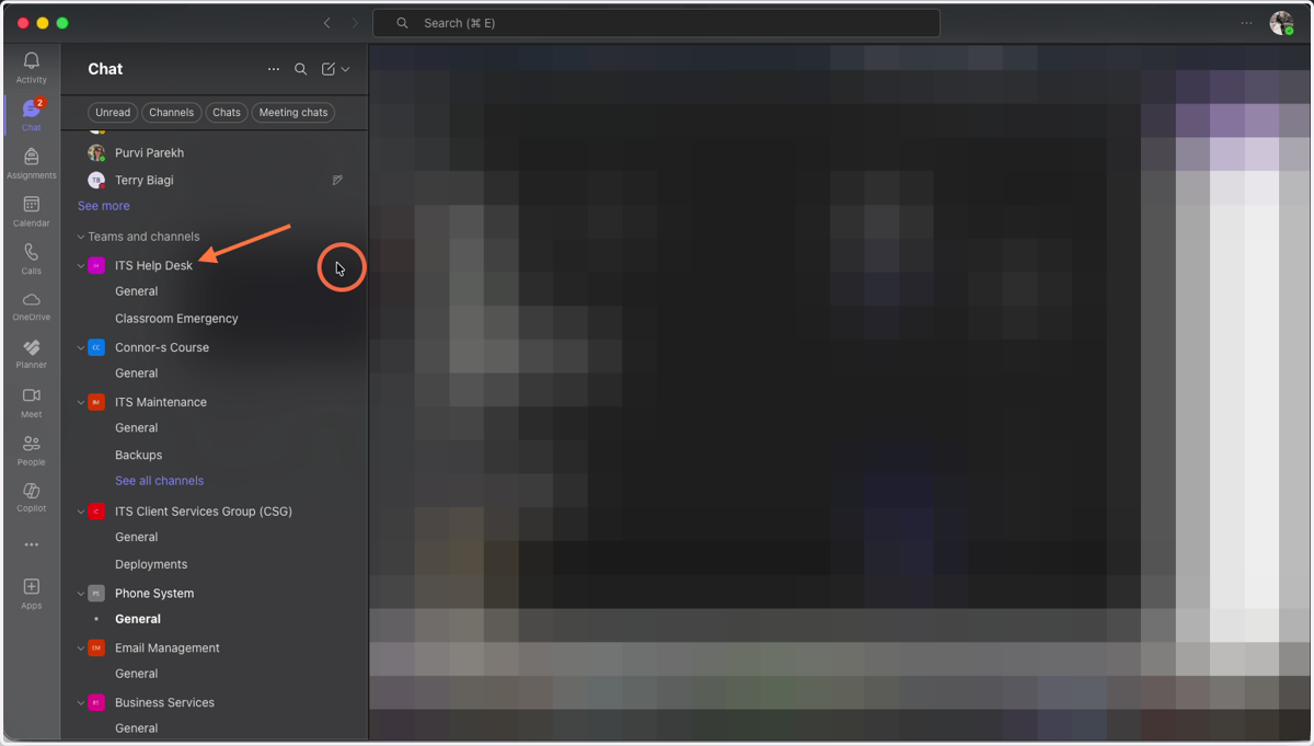 Navigate to the Team you wish to add or remove users from