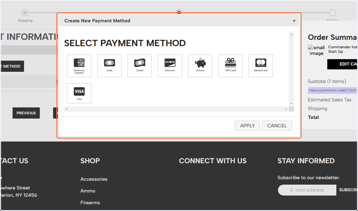 Select Payment Method