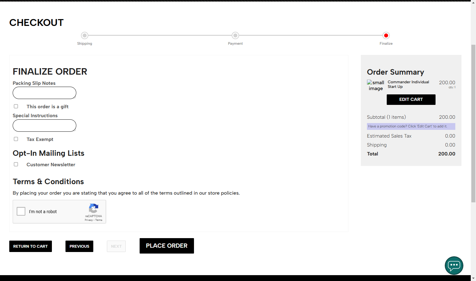 Click on I'm not a robot