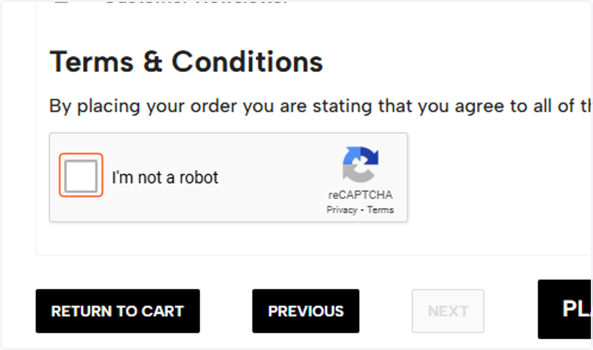 Click on I'm not a robot