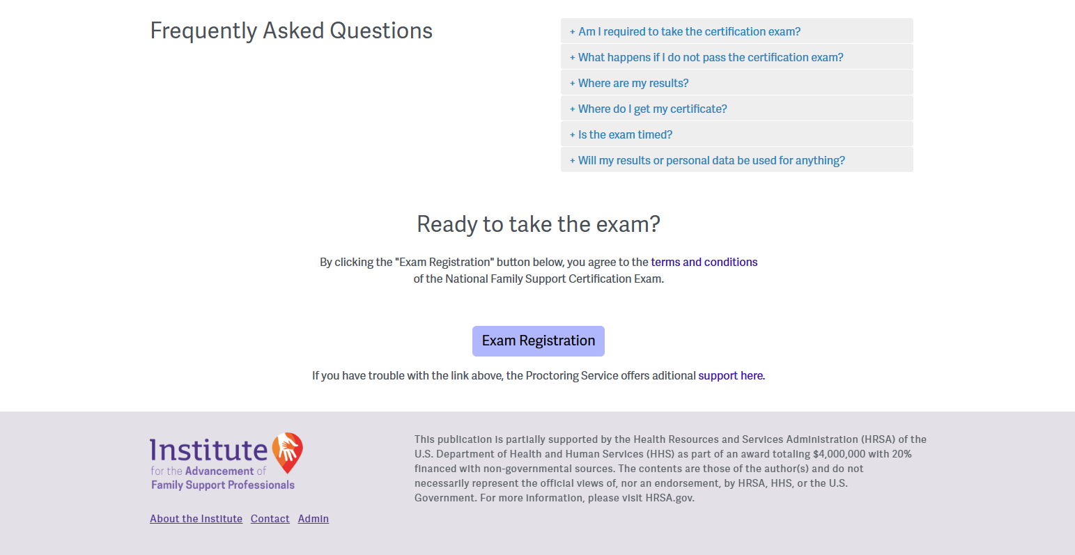 Exam Registration
