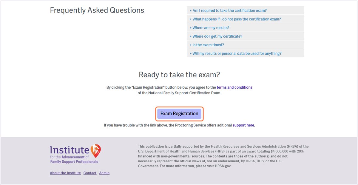 Exam Registration