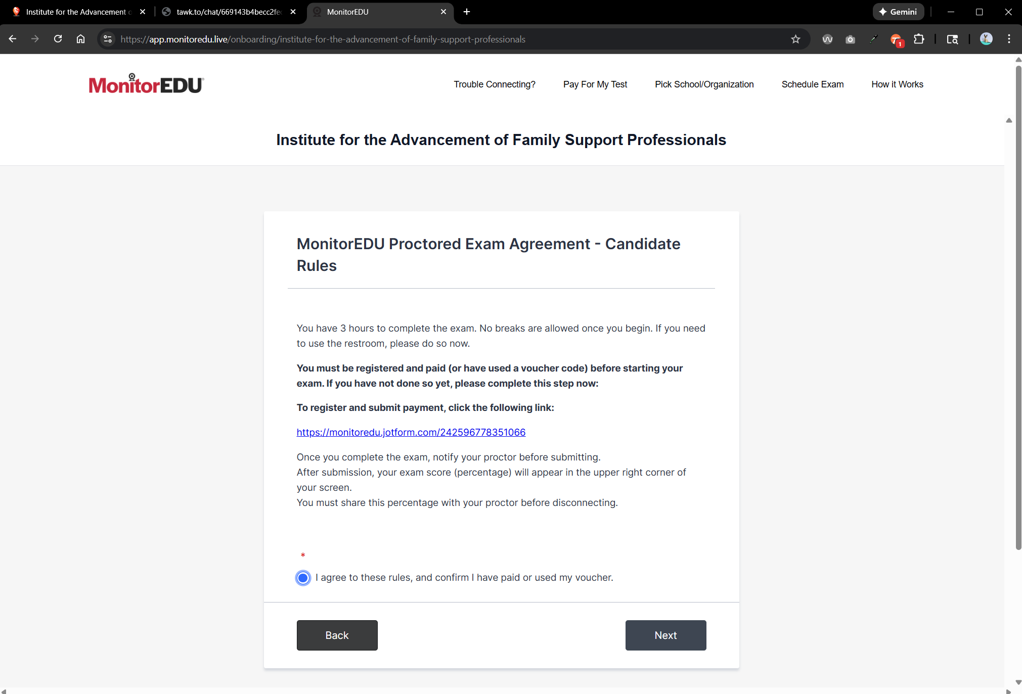 Candidate rules
