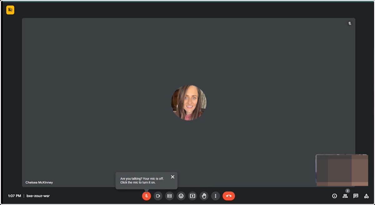 If you experiences any issues during the exam, you can contact the proctor in the Google Meet chat.