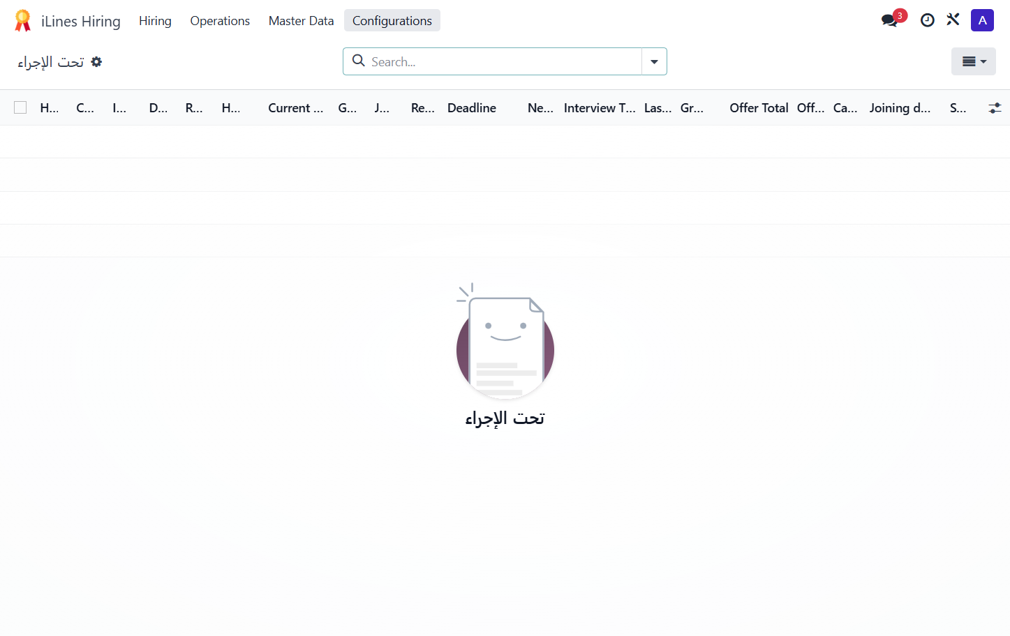 Click on Configurations