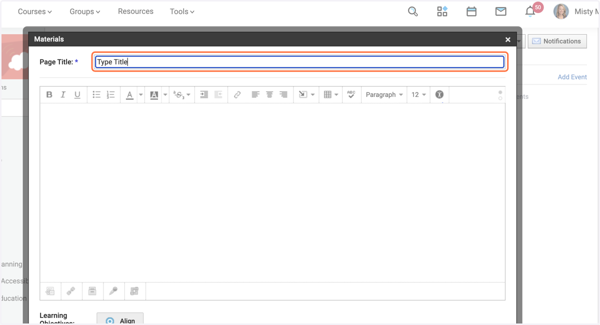 Type The Title of the Choice Board